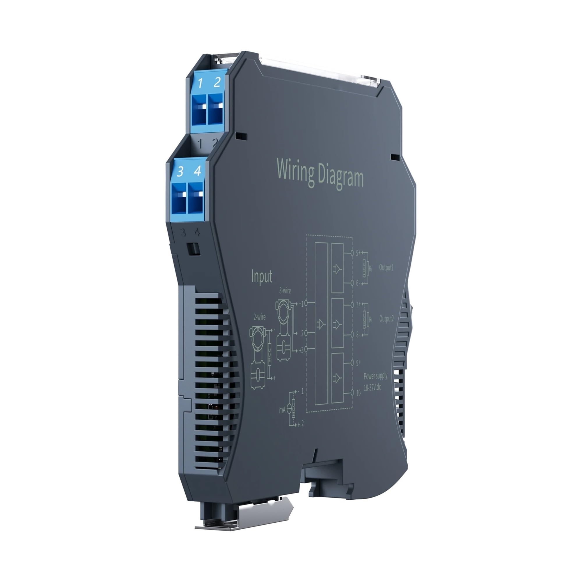 Séparateur de signal analogique 0-10V 0-5V convertisseur rail DIN isolateur CC 24V