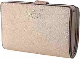 新品　箱付　katespade グリッター　ローズゴールド　ラウンドファスナー kate spade NEW YORK - 新品 箱付 katespade グリッター ローズ