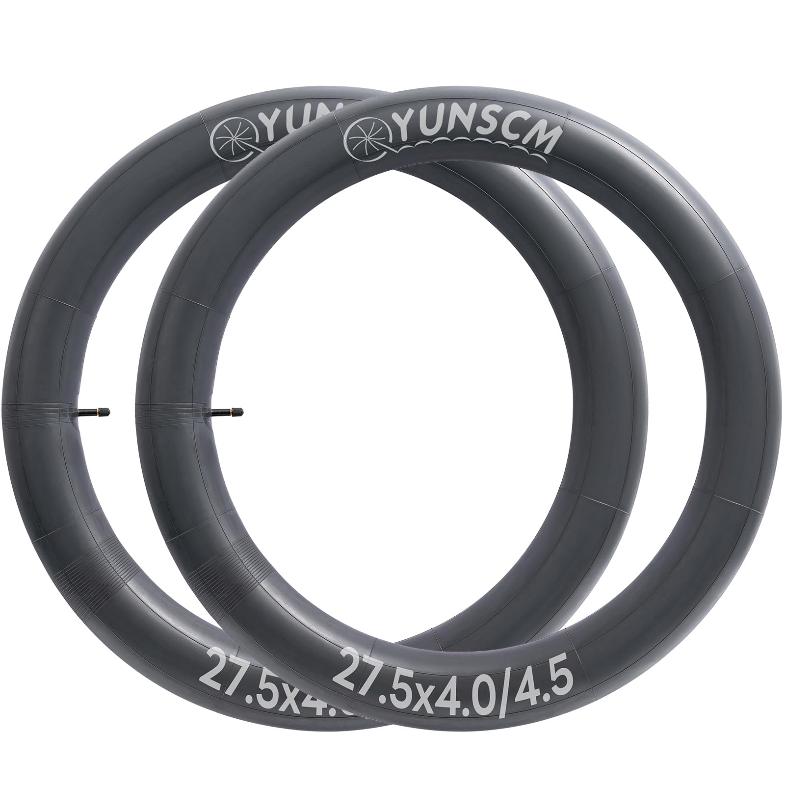 2 Tubos Gruesos de Bicicleta de 27.5 Pulgadas de 27.5 x 4.0/4.5 AV32 mm, válvula Schrader Compatible con 27.5 x 4.0 27.5 x 4 1/4 27.5 x 4.3 27.5 x 4.4 27.5 x 4.5