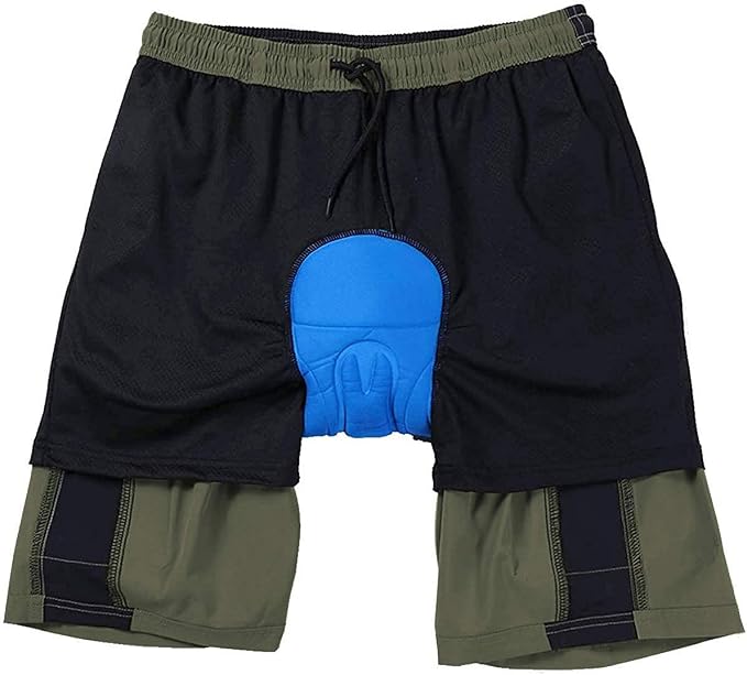 Shorts de ciclismo MTB para hombre 3D acolchados miniatura 4