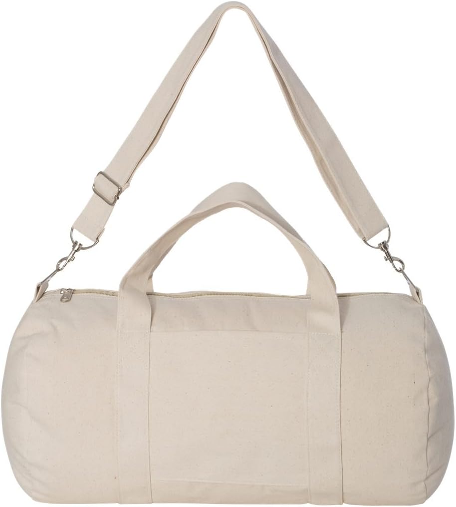 Liberty Bags Grant Cotton Canvas Duffel Bag OS NATURAL
