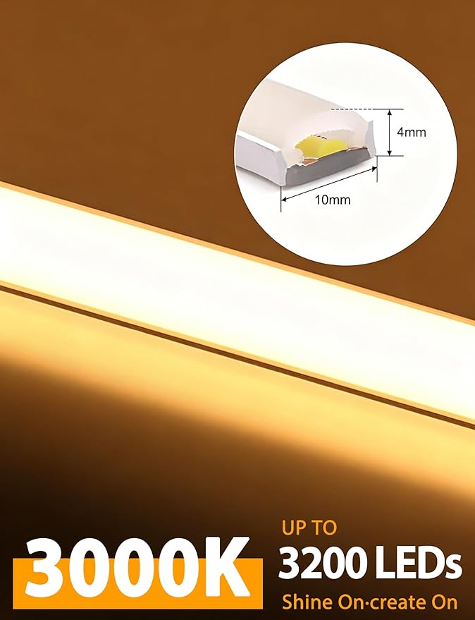 Tira de LED COB Lamomo 10m Blanco Cálido Regulable miniatura 3