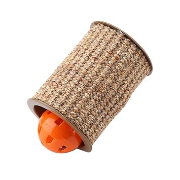 8 X 10.3 cm Cat Scratching Post, Durable Cat Scratch Post Cat Scratch Roller, Cat Gametoy for Indoor Home