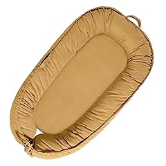 Baby Lounger - Baby Lounger for Newborn 0-24 Months, Soft Breathable Cotton Infant Lounger Cover, Portable Baby Nest for Travel, Newborn Essentials