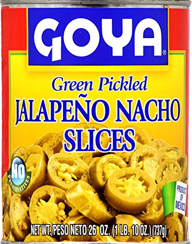 Goya Foods Green Pickled Jalapeno Nacho Slices, 26 Ounce (Pack Of 12) #TOP3