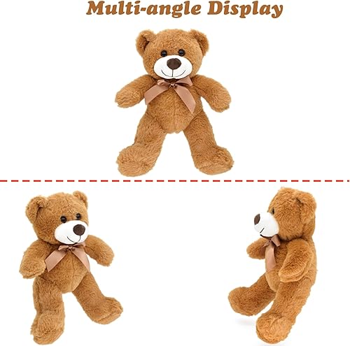 Miniatura 4 de Bakalizoo Muñecas de oso de peluche de 13 pulgadas, oso de peluche suave, juguetes de peluche para decoración del día de San Valentín para su novia,