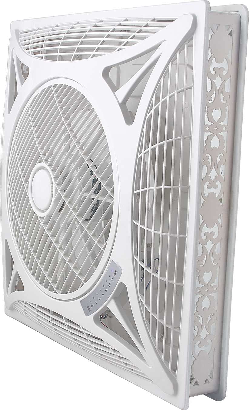 V.MAX MODI Ceiling Fan - 220V-240V 50Hz | Low Noise Fan for window kitchen office bathroom | Exhaust Ceiling Rotary Fan with Led