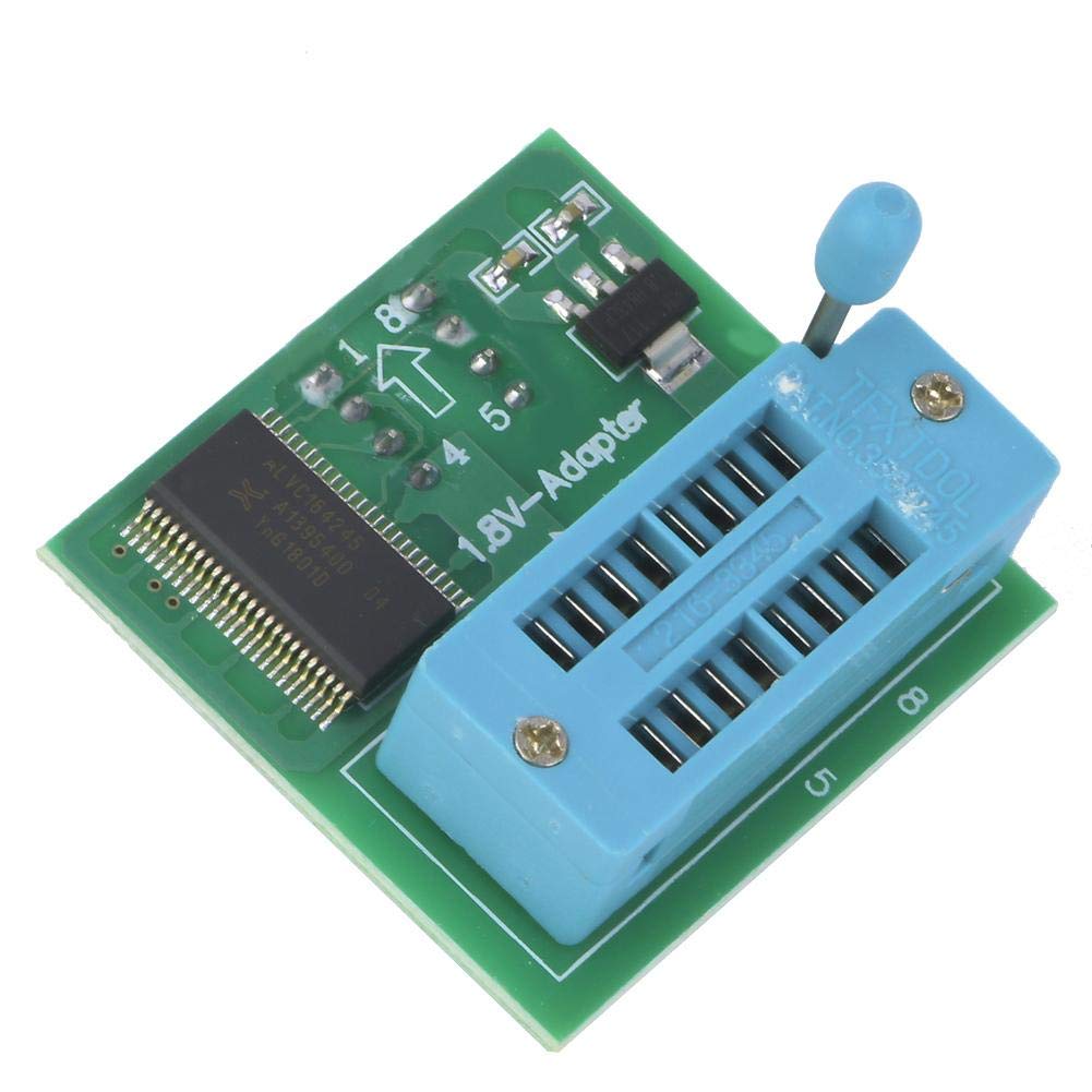 Walfront Adattatore SPI Flash 1.8 V per Scheda Madre del Telefono, Modulo Programmatore Flash SOP8 DIP8 W25 MX25 CH341 TL866CS Modulo Programmatore Adattatore Conversione