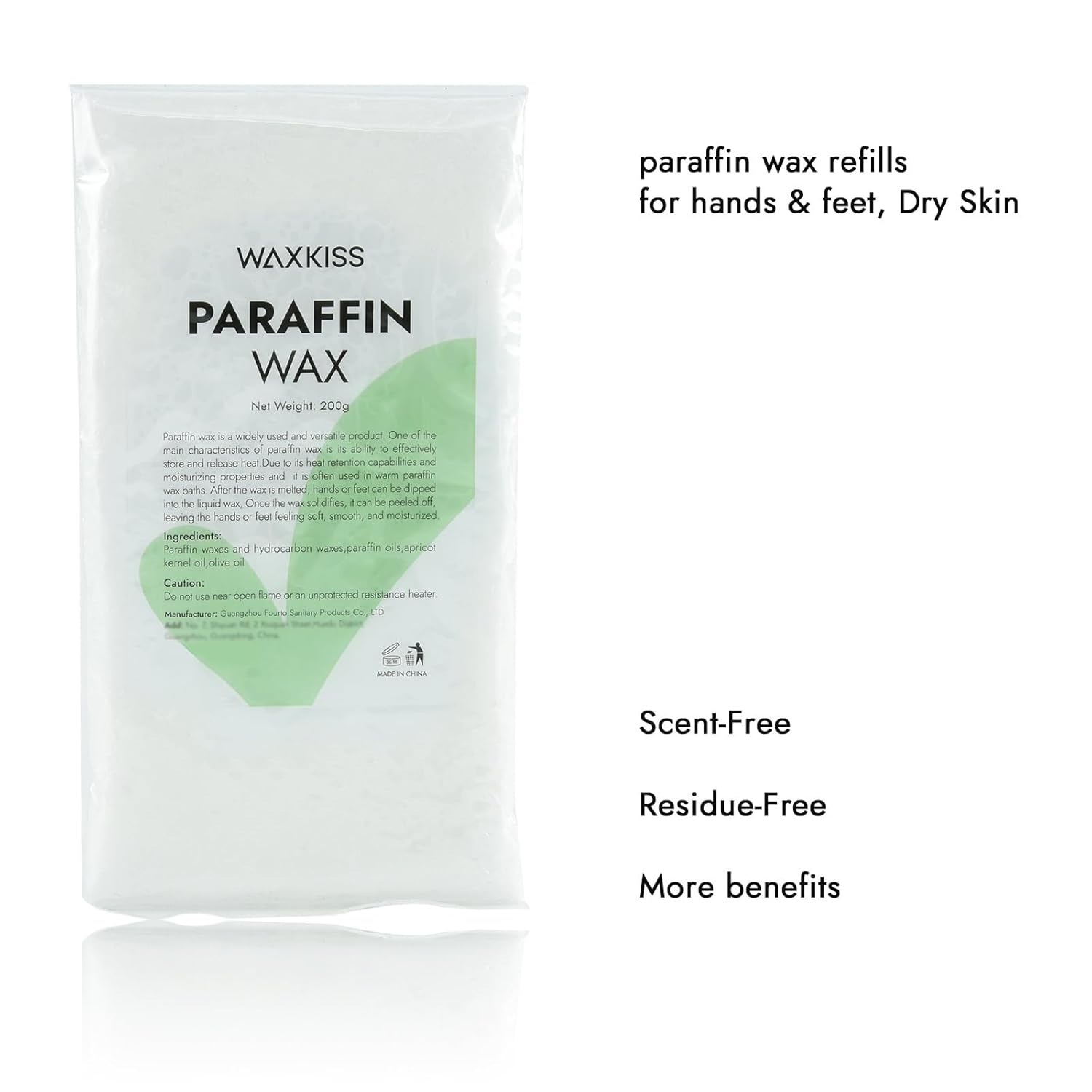 Paraffin Wax for Hand and Feet 12 Packs Colorless Unscented, Paraffin Wax Refills for Dry Skin,Hydration and Nourish