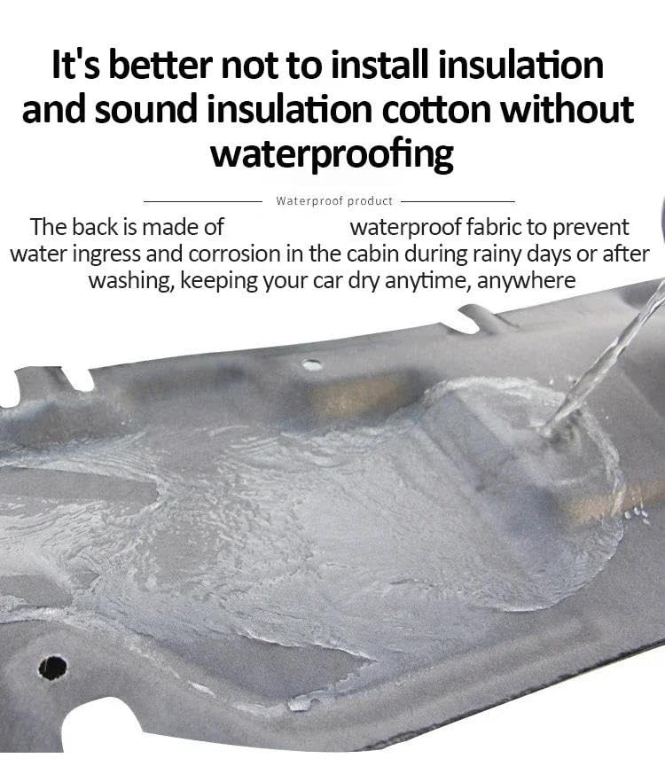 Isolation capot VW Scirocco 2008-2017 : tapis isolant thermique