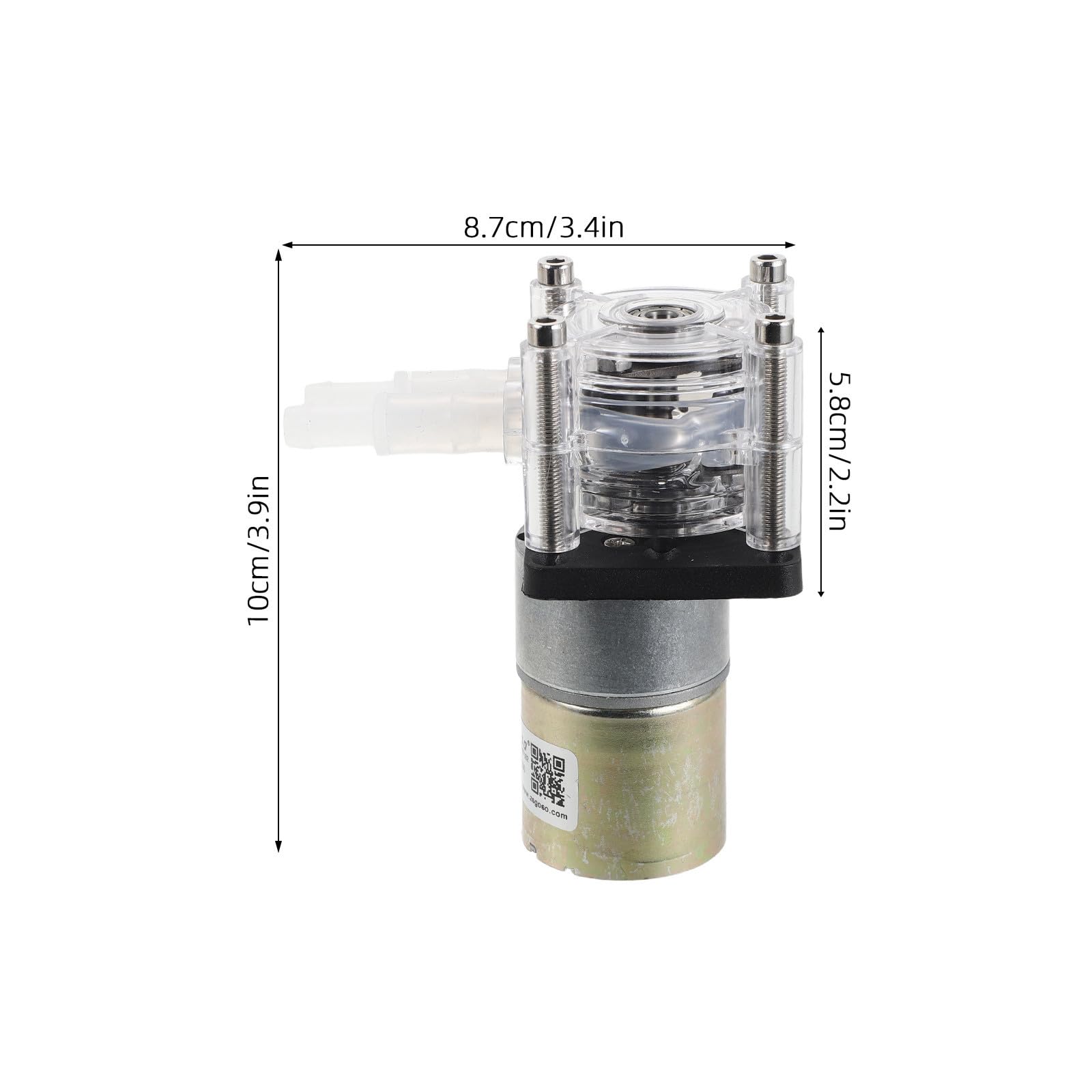 Pompa Peristaltica Dosatrice 420 Ml/min in PC per Laboratorio | Movimento Fluido Uniforme e Non Tranciante, Componenti in Silicone e Metallo, per Compiti Farmaceutici e Biochimici