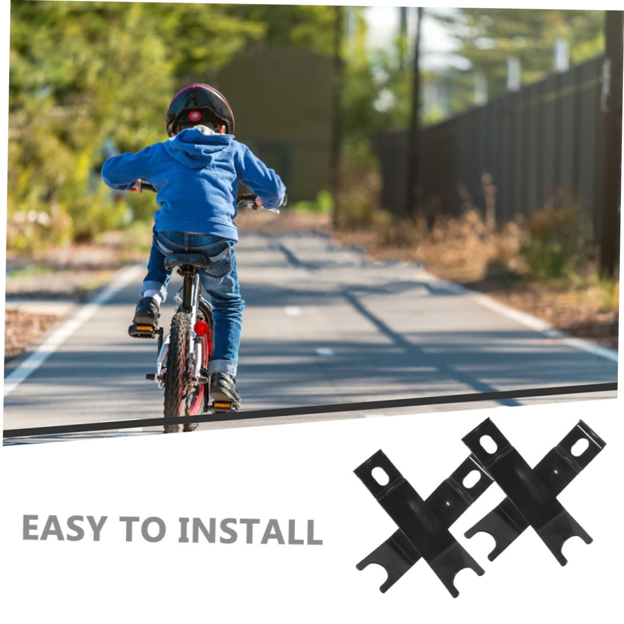 SUPVOX 2 Pairs Bike Training Wheel Axle Extenders Kids Bike Axle Extension Stabilizer for 12-20 Inches Wheels