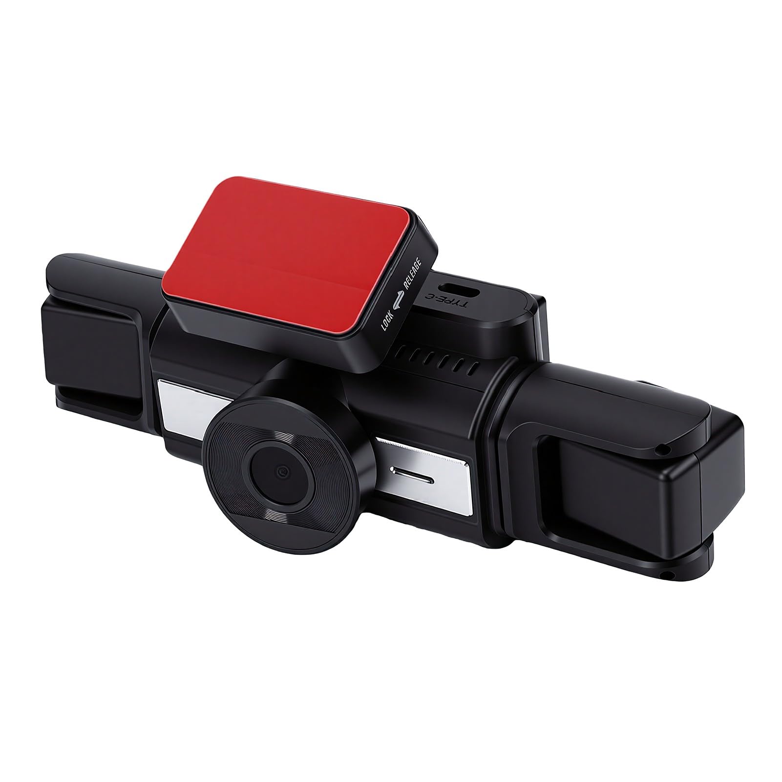 Dash Cam a 4, Fotocamera Anteriore e Posteriore 4K da 360 Gradi con WiFi da 5 GHz GPS Touch Screen da 3 Pollici 24 Ore su 24, 7 Giorni su 7 Modalità Parcheggio G Sensor