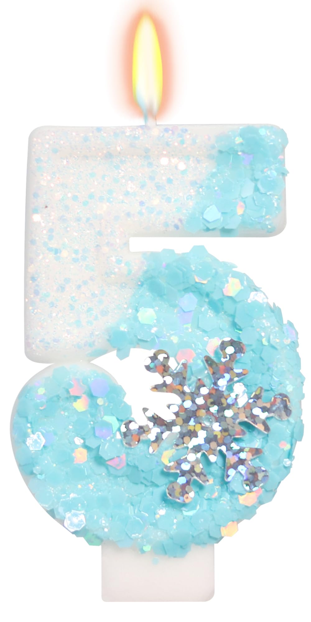 Frozen Birthday Candles - Snowflake Party Decorations -23