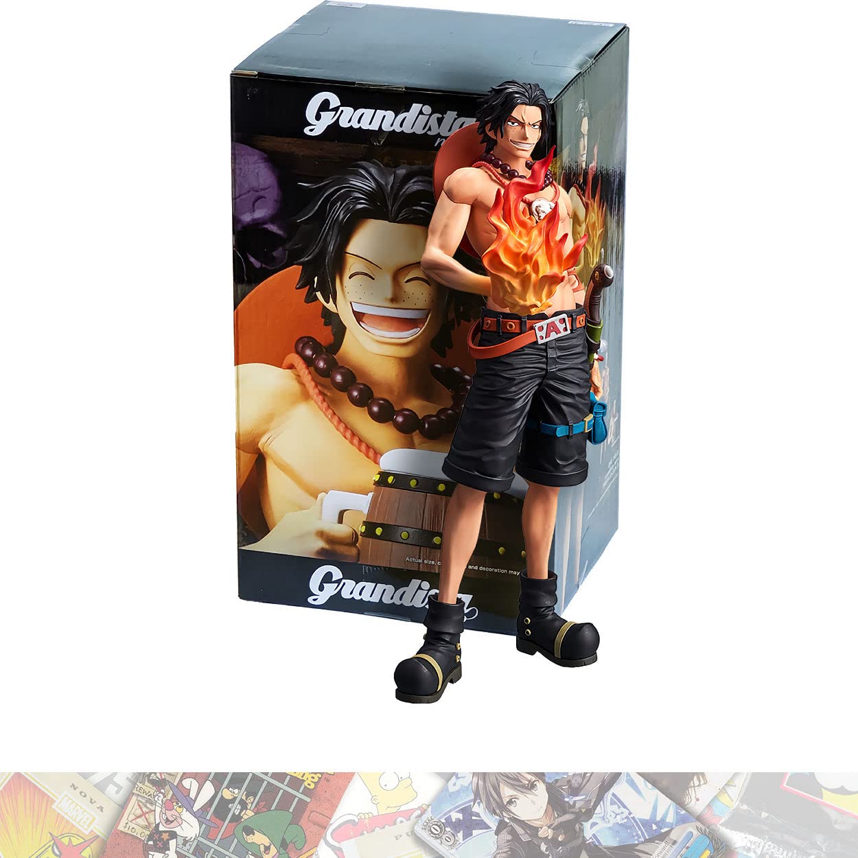 Grandista PORTGAS.D.ACE フィギュア Banpresto One Piece - Grandista The Grandline Men Portgas D