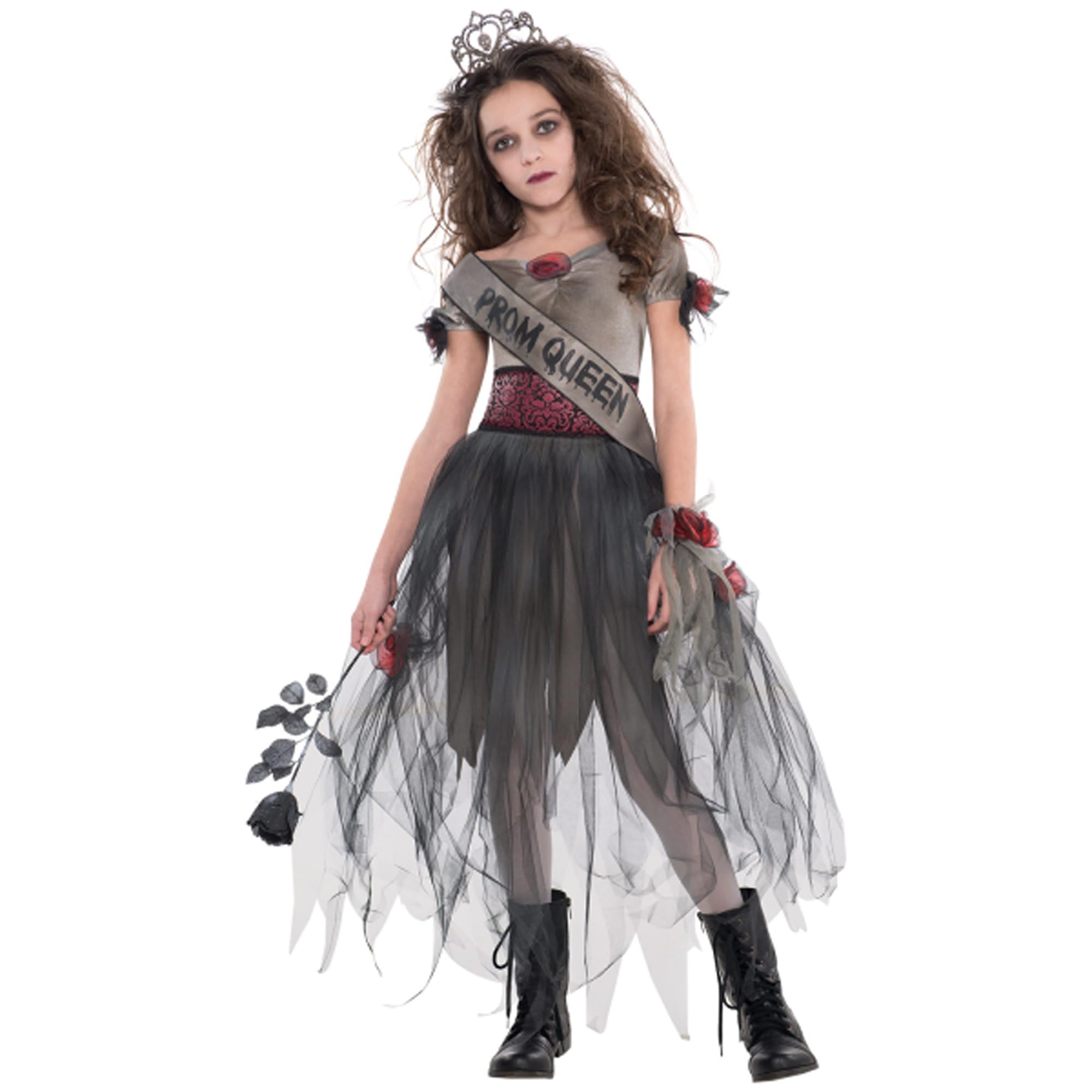 amscan (PKT) (996997) Child Girls Prombie Queen Costume (14-16yr)