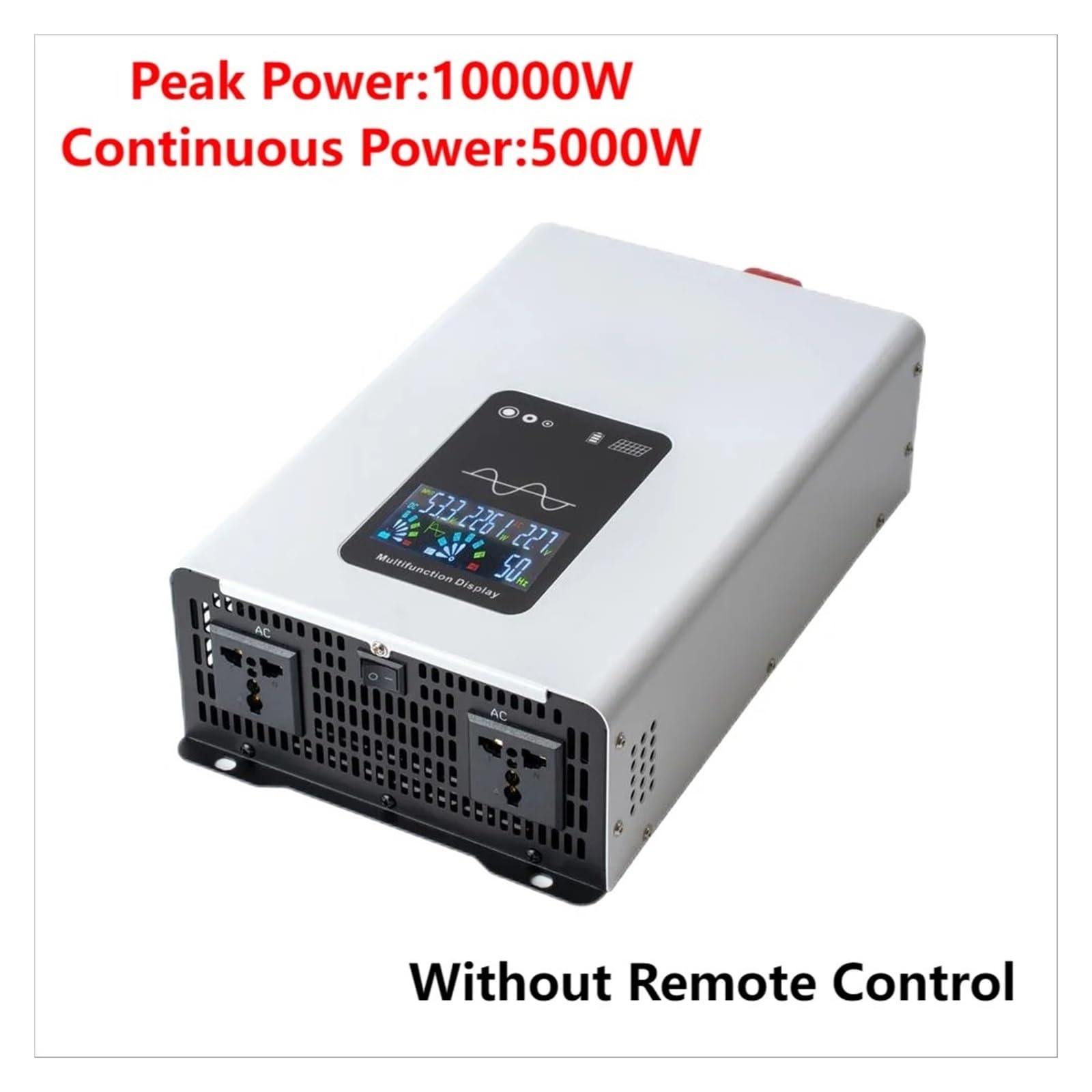 Inversor Potencia Onda Sinusoidal Pura 10000 W Y 5000 W CC 24 V 36 V 48 V 60 V A CA 220 V 240 V Portátil(48V,230-240V(50HZ),Universal)