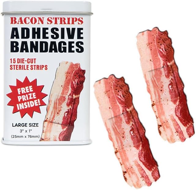 MyPartyShirt Bacon Strips Bandages