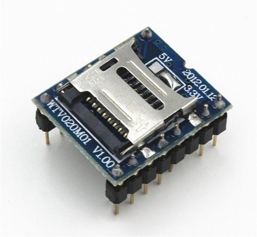 Lysignal WTV020-SD Voice Module SD Card Sound Module for Game MP3 Audio