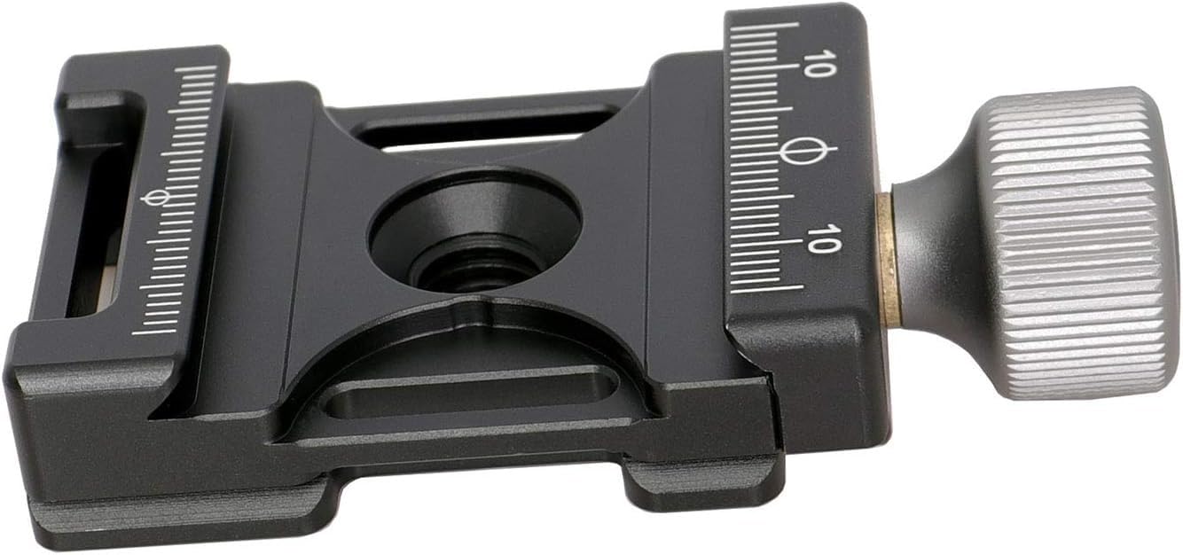 koolehaoda 38 mm Szerokość Milano Tail Quick Release Plate Clamp Compatible Arca Swiss, do 38mm QR Plate, Monopod Ballhead Statyw