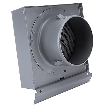 Ventilation Fan Cap, Waterproof Strong Practical Ventilator Exhaust Outlet for Indoor and Outdoor Ventilation for Range Hood Air Outlet(150mm Pipe Diameter)