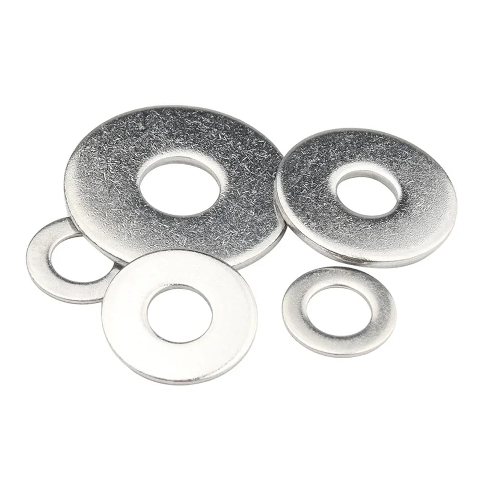 10/30 Stück verzinkter Stahl, flache Unterlegscheiben, O-Ring, Unterlegscheiben, Dichtung, feste Dichtung, flache Dichtung, Abstandshalter, Kit M3 M4 M5 M6 M8 M10 M12(M10x30x2.5,30Pcs)