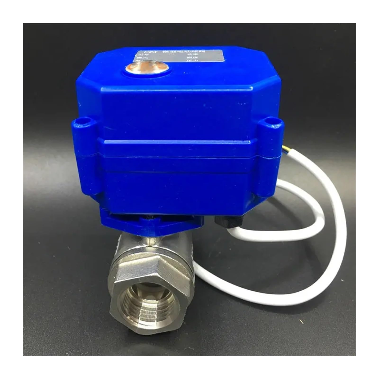 Válvula motorizada 2 vías 12V CC DN15 de 1/2'' para agua y apertura rápida