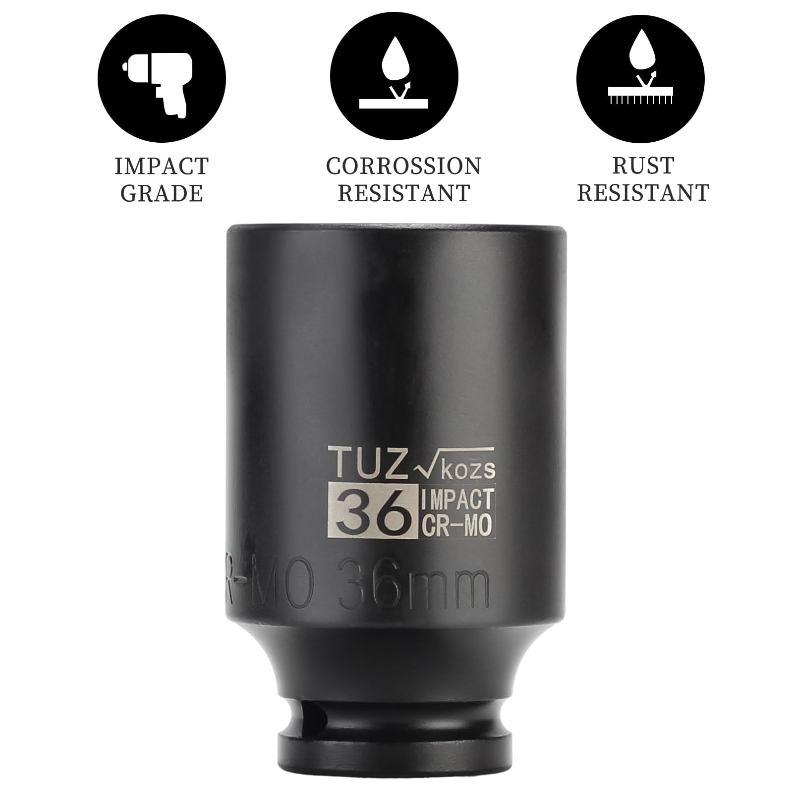 36mm 12 Point Socket SUNHZMCKP 1/2