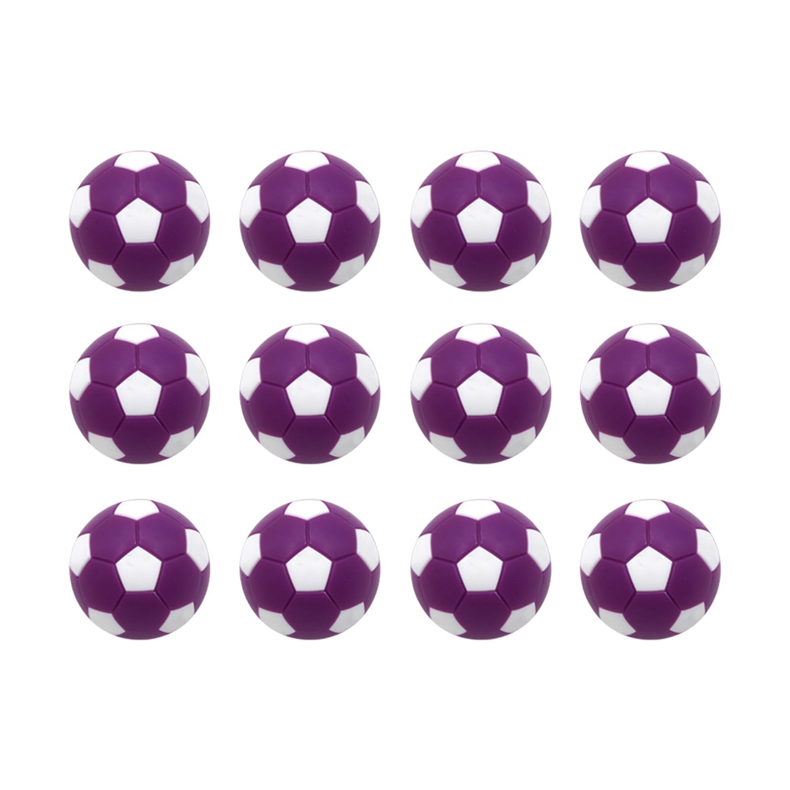 Maxtonser 12Pcs 28mm Foosballs Table Game Replacement Balls Official Tabletop Game Balls Table Soccer Balls Football Machine Part