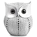 Produktbild APPS2Car Crafted Owl Statue Kleine Tierfiguren Für Inneneinrichtungen, BFF Für Eulen-Vogel-Liebhaber, Wohnzimmer Schlafzimmer Bürodekoration weiß