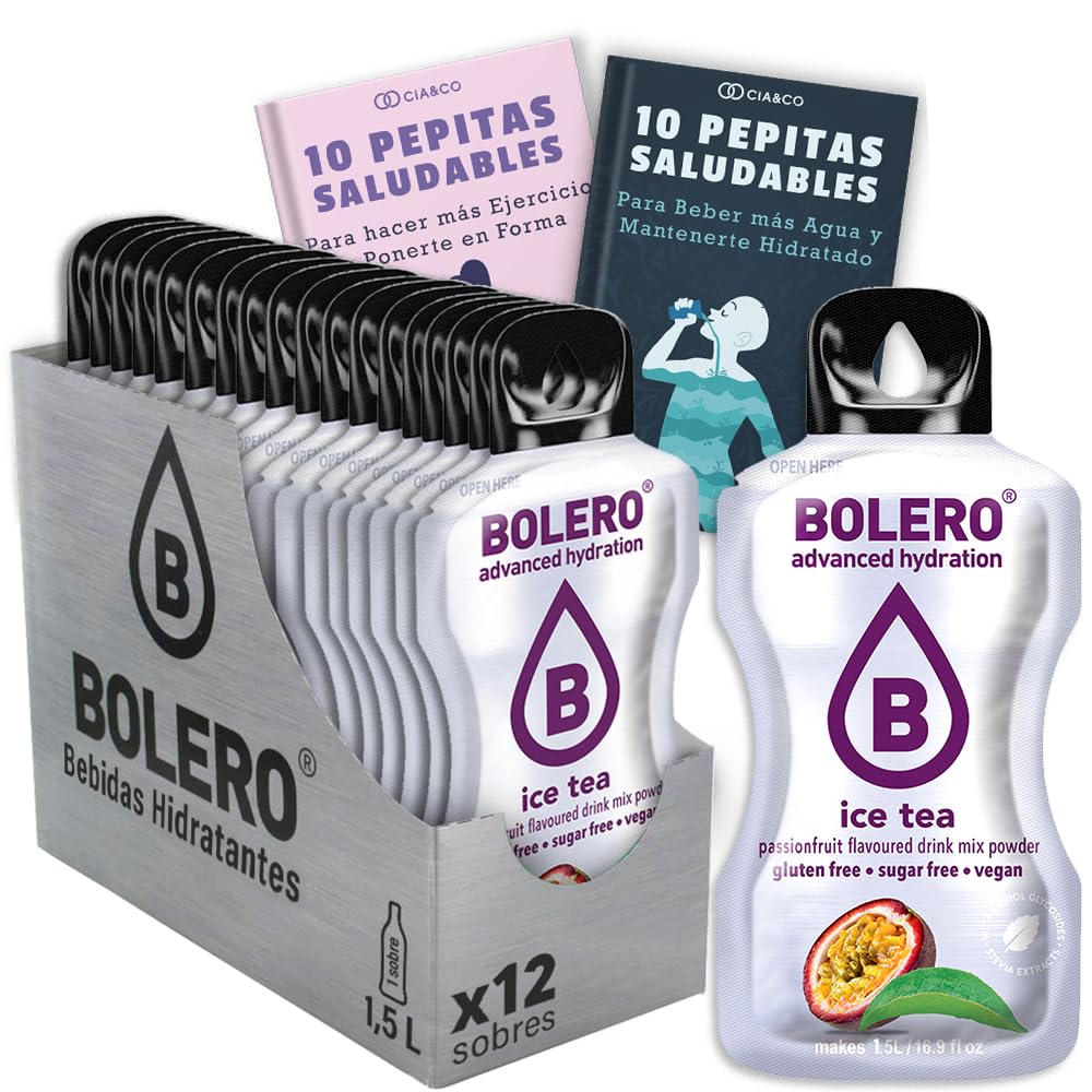24 x Bebida Bolero COLA Hidratante Sin Azucar (24x9 grs) + 30 Pepitas Saludables para una vida más sana by Cia&Co — view 152