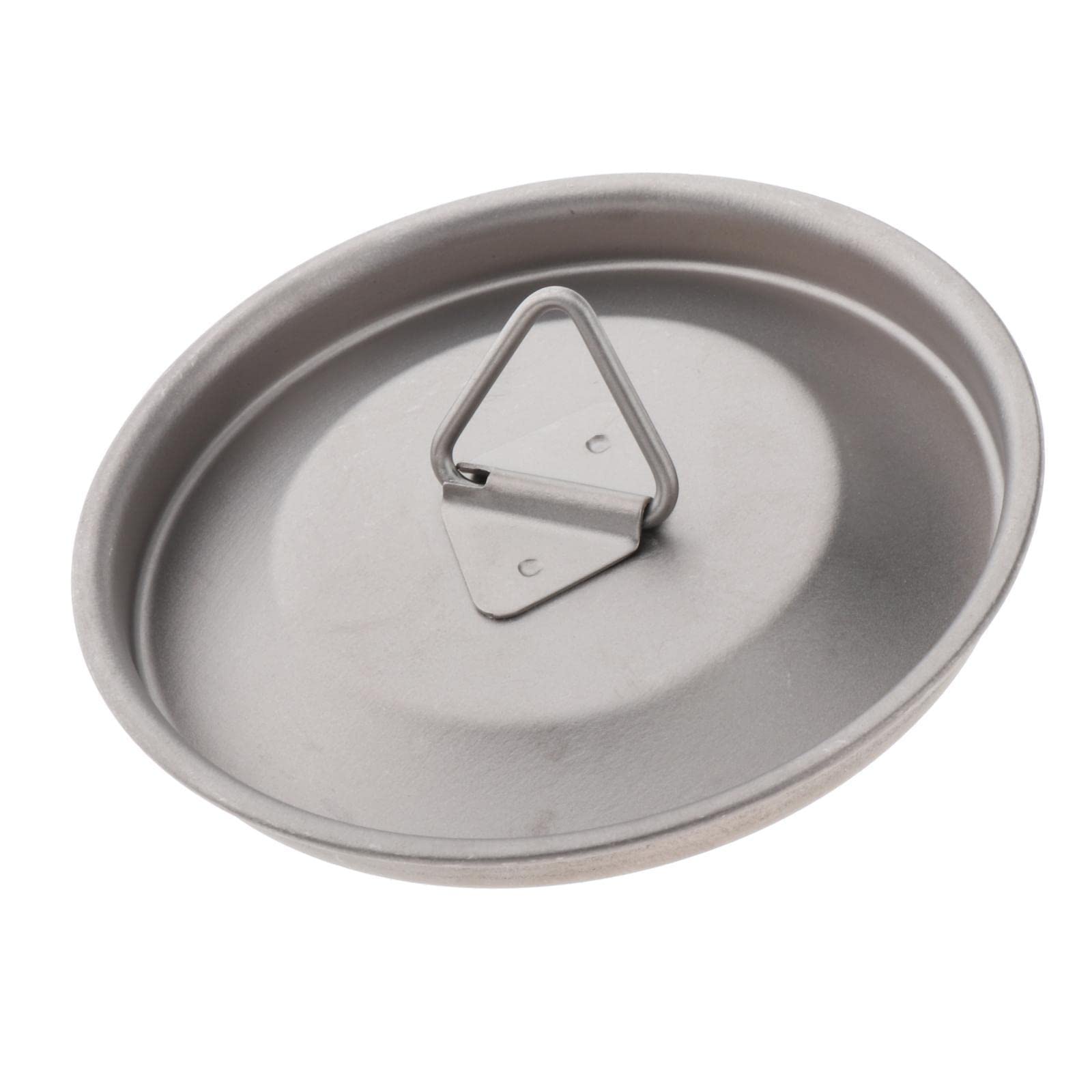 RNXRZANK Portable Titanium Alloy Mug Lid Camping Water Cup Cover Handle 3.35inch