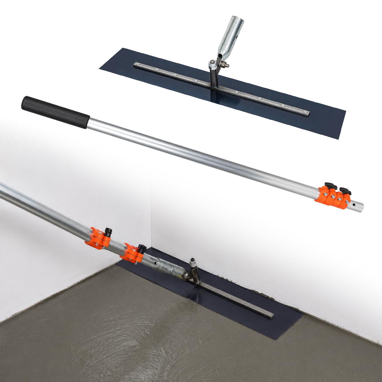Plancha de hormigón ajustable 60 x 10 cm, distribuidor de hormigón con