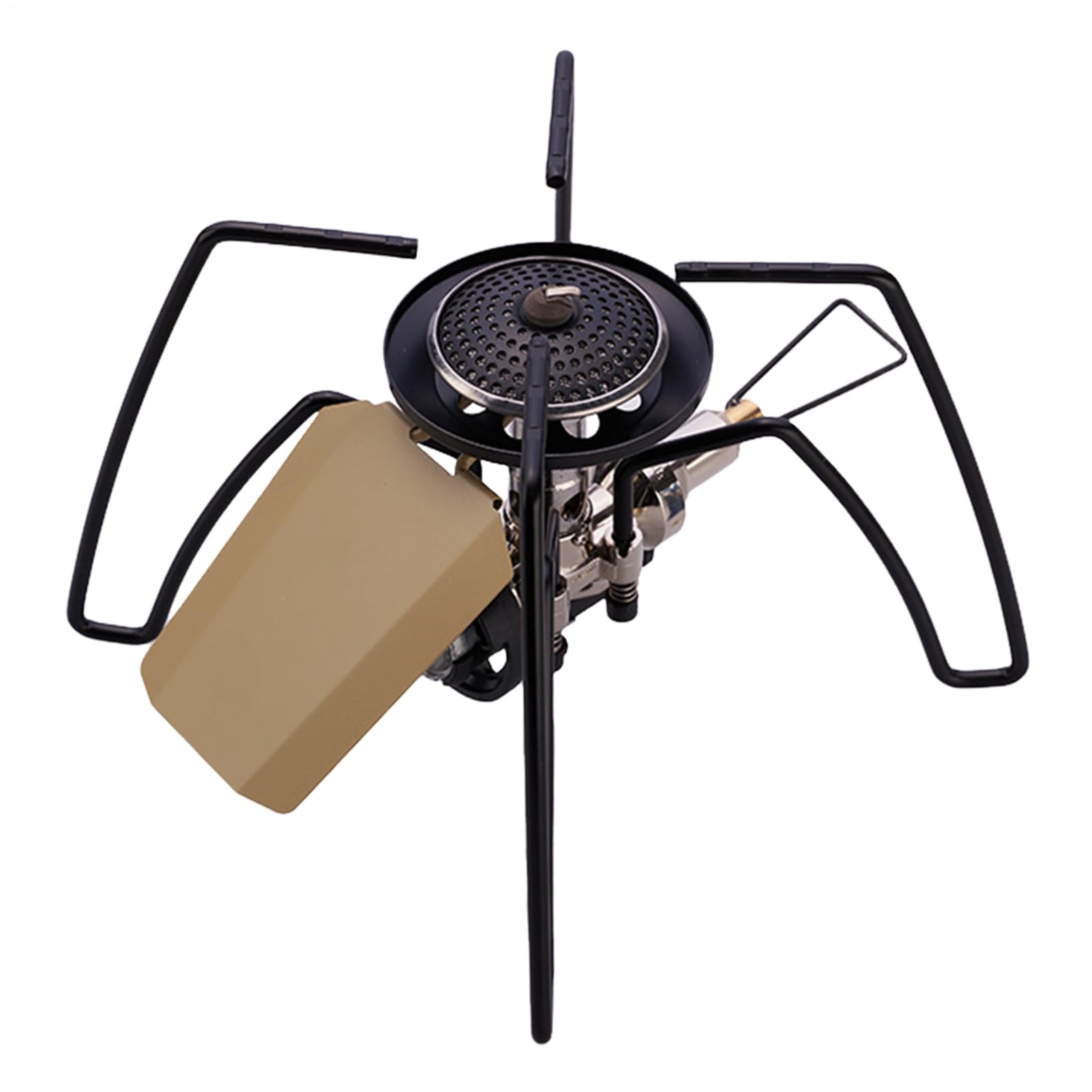 Réchaud de camping pliable pour cuisiner chaud en randonnée sans s'encombrer