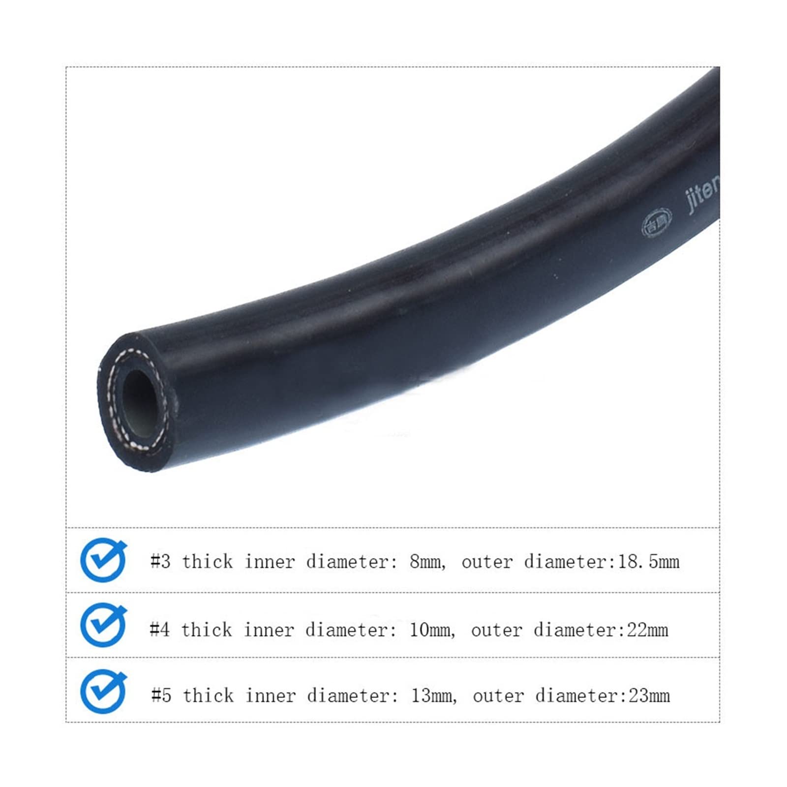 Amazon.co.jp: 薄肉・厚肉 R134a ACホース エアコン用ゴムホース R12