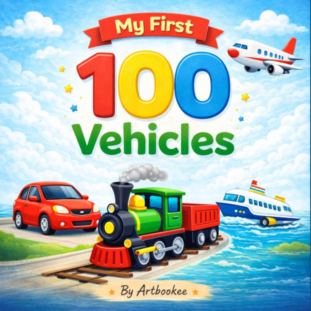 My First 100 Vehicles: A Fun and Colorful First Word Book for Toddlers and Kids Ages 1–5