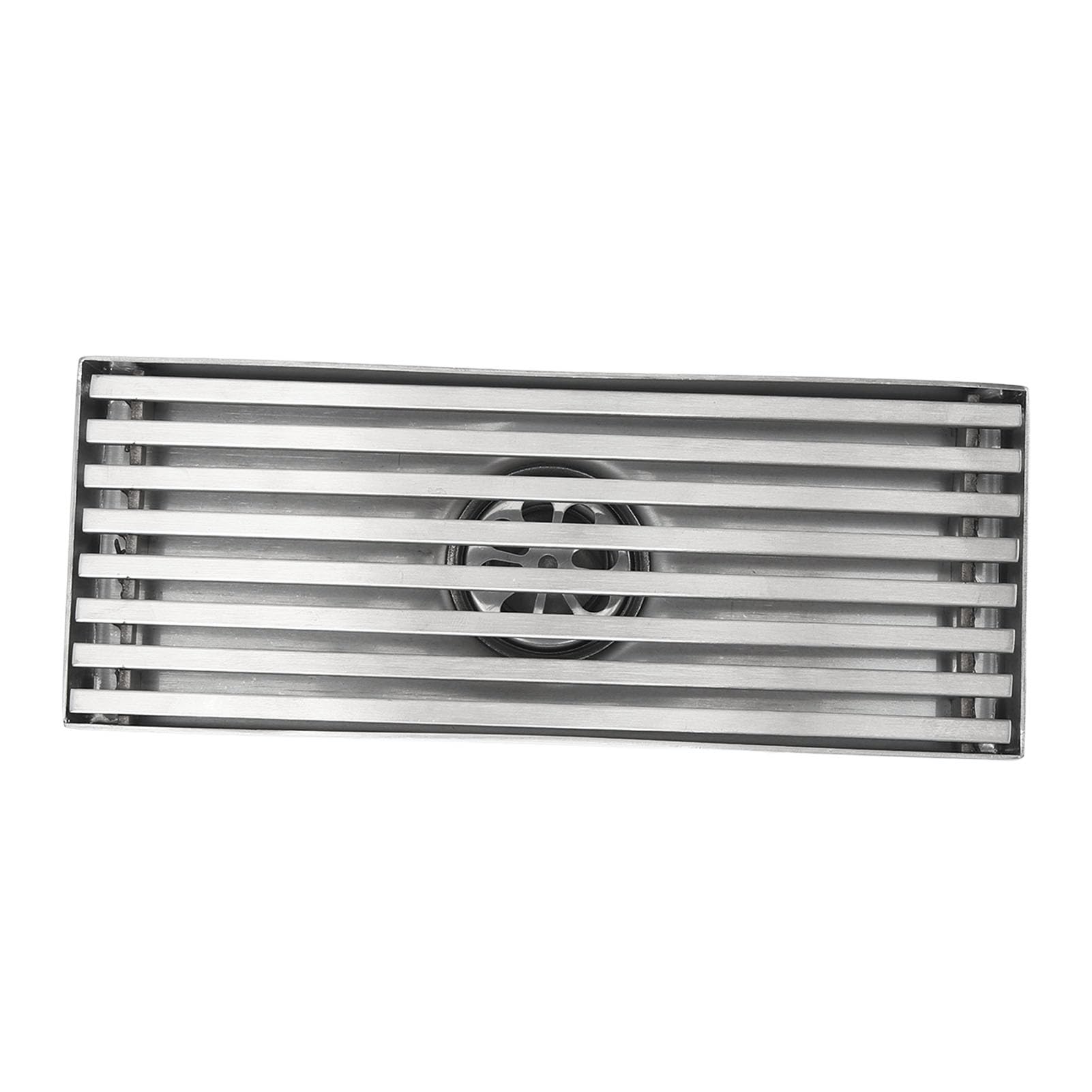 Desagüe de Ducha Lineal, desagüe de Ducha Lineal de Acero Inoxidable, desagüe de Suelo Rectangular para baño, balcón, 20 x 8 cm, colador de desagüe.