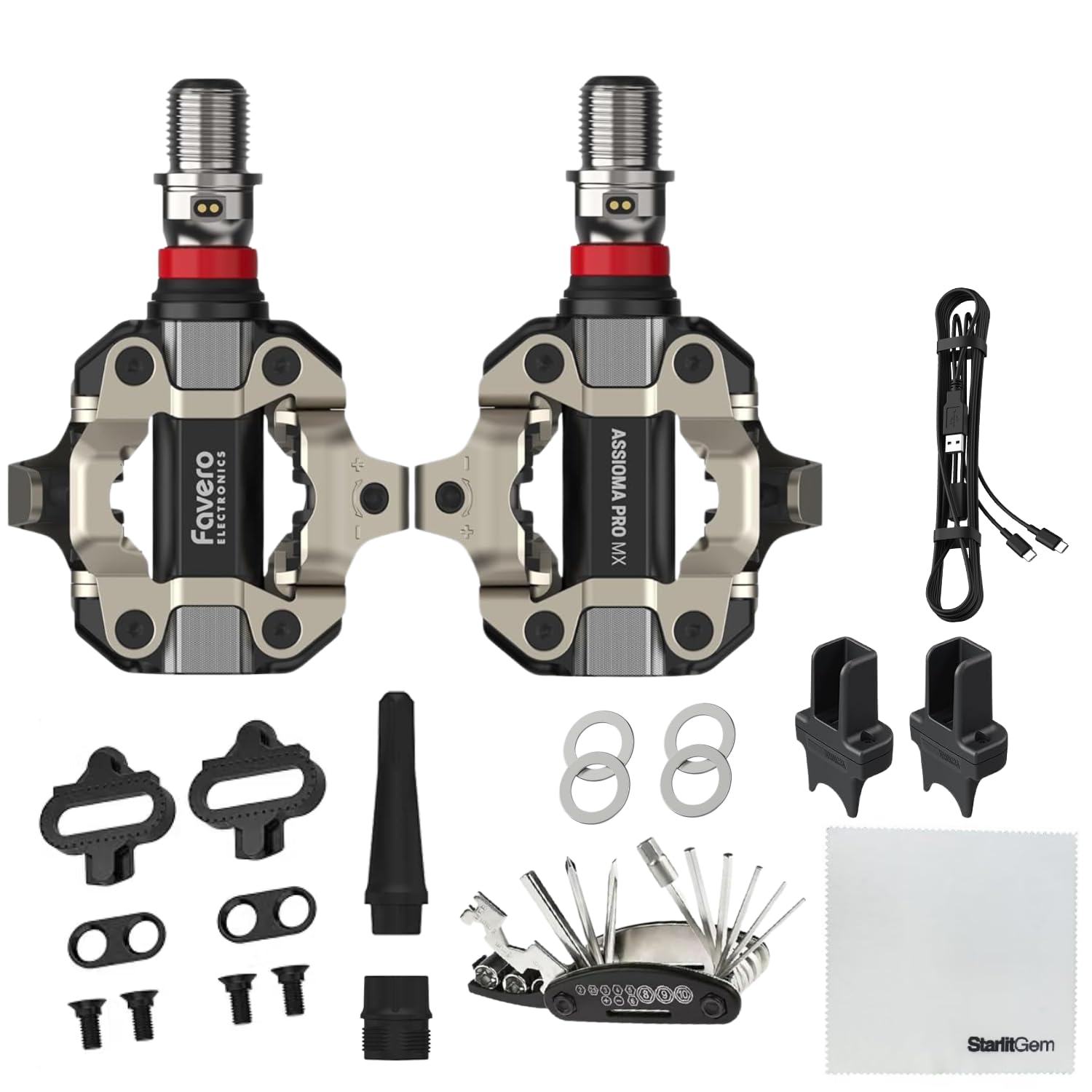 Amazon.com : Favero Assioma PRO MX-2 Dual-Sided Power Meter Pedals