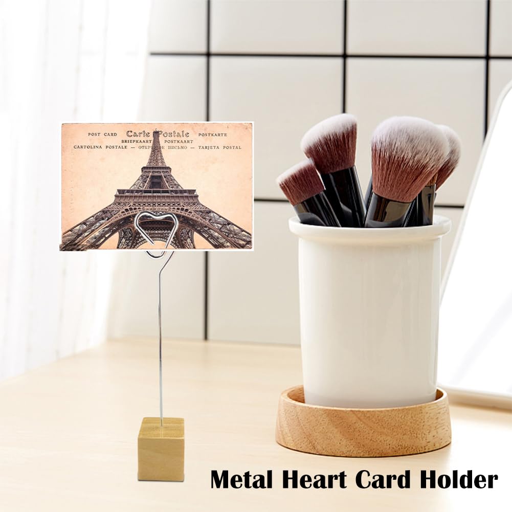 30 Segnaposto A Forma Di Cuore - Clip Portafoto Metalliche Per Matrimoni E Eventi - Foto 5