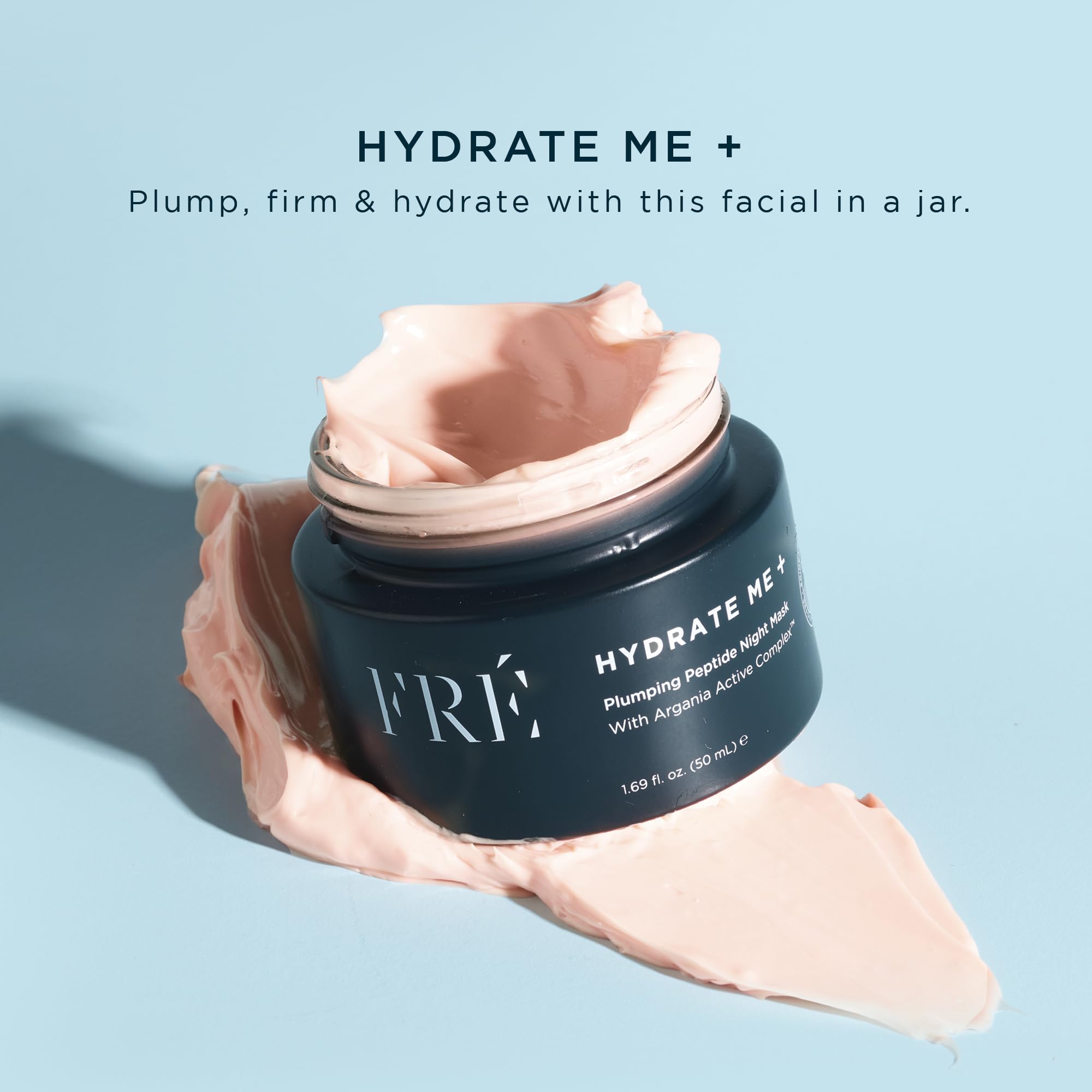 FRÉ Face Plumping Peptide Night Mask – Overnight Mask Firms, Smooths & Renews Skin, With Peptides for Youthful, Hydrated Complexion