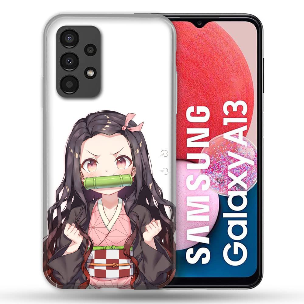 Cokitec Case for Samsung Galaxy A13 / A04S Manga Demon Slayer Nezuko Multi-Coloured