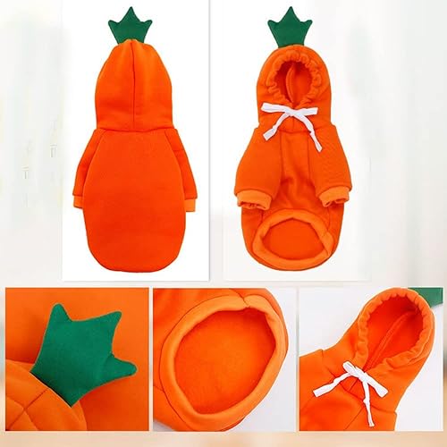 Miniatura 4 de Disfraces de Navidad para perros, Halloween, sudaderas con capucha para perros pequeños, gatos, trajes de cachorro de gato, ropa Yorkie Chihuahua