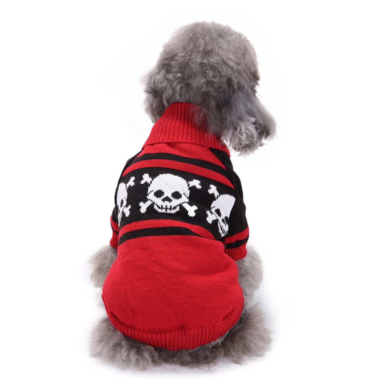 Angoily 3 Pezzi Costume Da Teschio Per Cani Halloween Vestito Per Animali Domestici Taglia L Unico Di Teschio E Zucca Per Feste E Foto