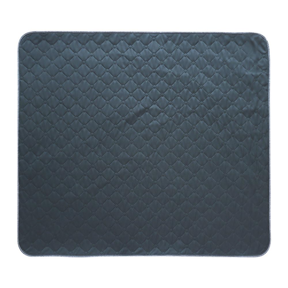 Empapadores Cama Adultos, Color Sólido Ultra Absorbente Reutilizable, Lavables Empapadores Perros Bebe Anciano Protector Cama Impermeable Adecuado para Sofás (Gris Oscuro,75x90cm)