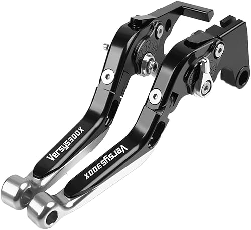 BYFSTK Palanca de embrague de freno ajustable para motocicleta mango extensible para Kawasaki VERSYS X-300 VERSYS-X 300 VERSYSX-300 2008-2019 con