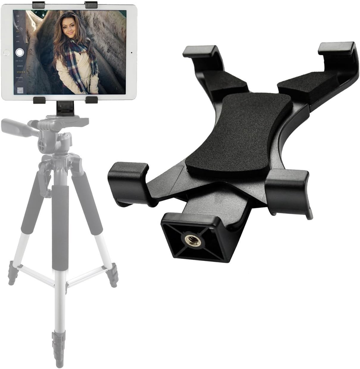 Action Pro Universal Tablet Tripod Mount for iPad, iPad Air, Air 2,iPad Mini,Samsung Galaxy Tab,Microsoft Surface,Google Nexus & Many More Tablets (B07HTXF9TW) Amazon Price History, Amazon Price Tracker
