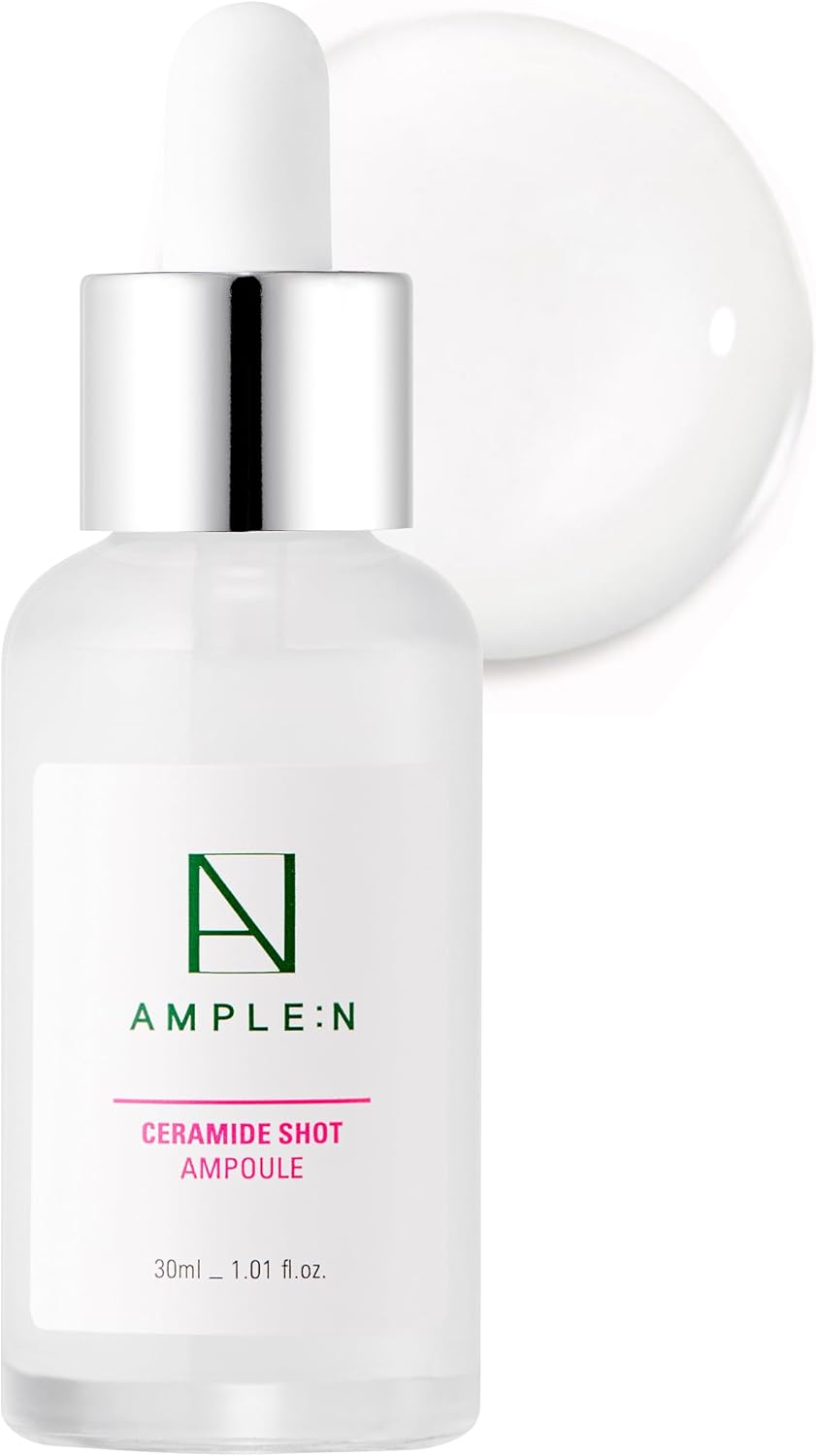AMPLE:N Ceramide Shot Serum – Anti Aging and Hydrating Serum with Ceramide for Deep Moisturization – For Dry & Rough Skin, 1.01 fl.oz AMPLE:N Ceramide Shot Serum – Anti Aging and Hydrating Serum with Ceramide for Deep Moisturization – For Dry & Rough Skin, 1.01 fl.oz