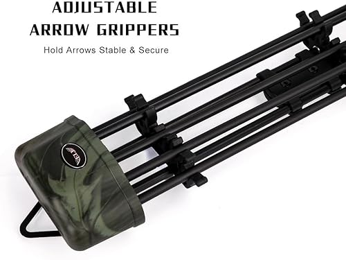 Miniatura 10 de LWANO Carcaj de 5 flechas, carcaj de arco compuesto de tiro con arco para caza con liberación rápida