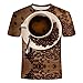 Estate Uomo Donna Boccale Birra Stampa Hip Hop Moda Harajuku Street Girocollo Manica Corta T-Shirt Top A14 XXL