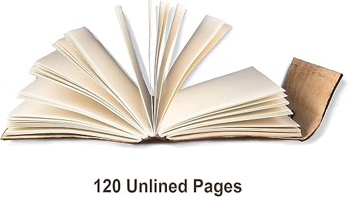 Miniatura 5 de Tree of Life - Cuaderno de cuero (180 páginas) - Diarios recargables vintage antiguos de cuero genuino para hombres y mujeres - 7 x 10 pulgadas sin